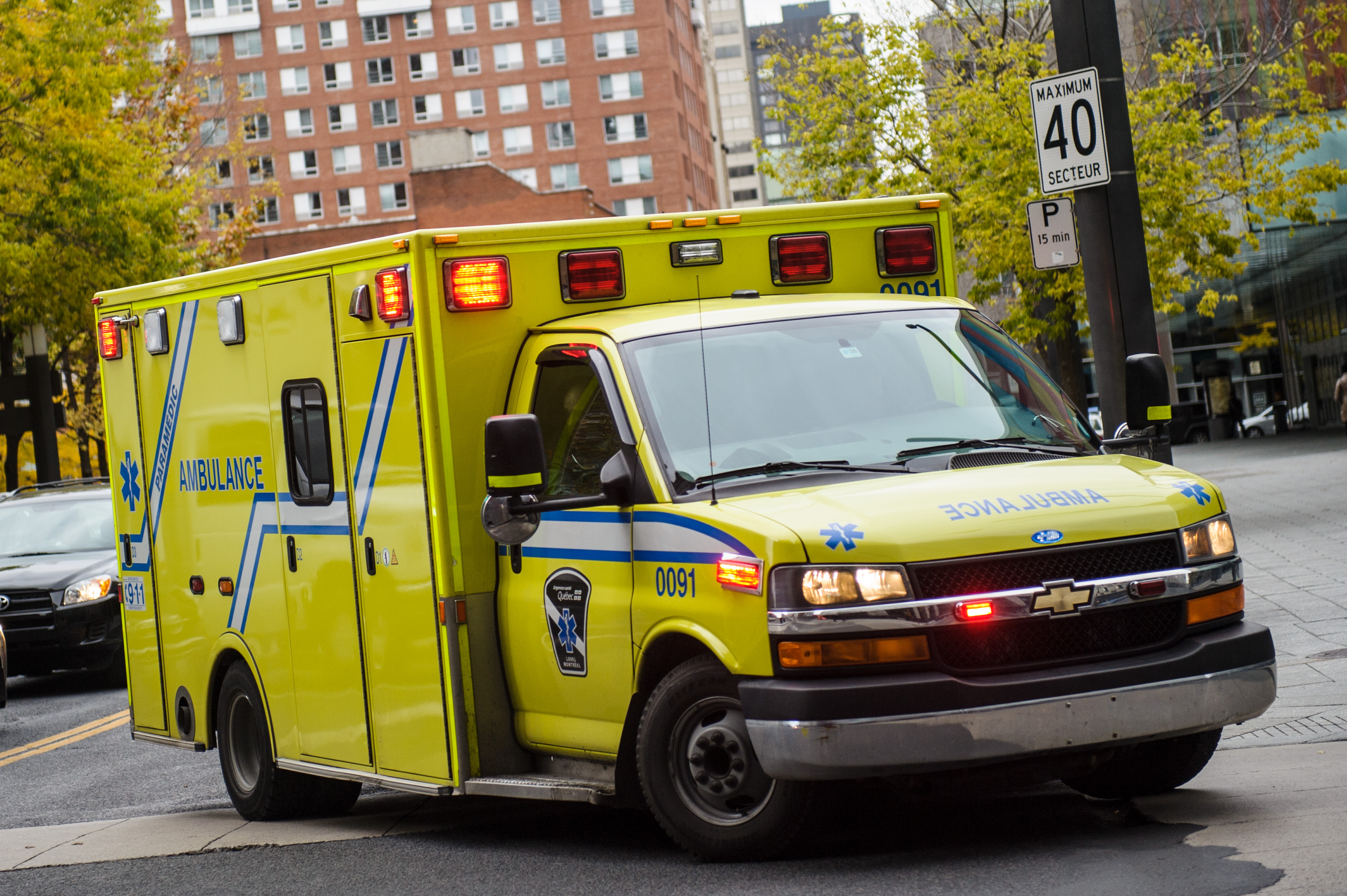 Une ambulance