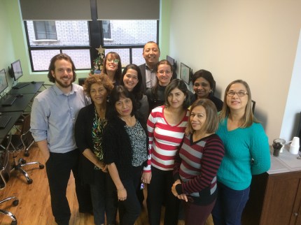 L'équipe de l'Accueil des immigrants de l'est de Montréal. 