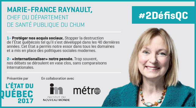 marie france raynault 2 défis