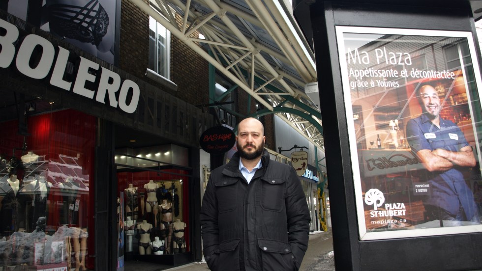 Mike Parente, directeur général de la SDC Plaza St-Hubert.