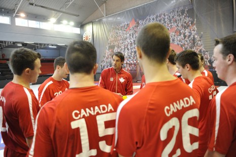 Match amical handball Centre de formation Ivry - Canada saison 2016-2017