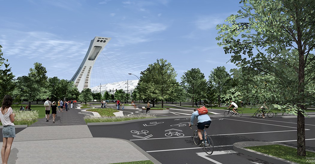 Le nouvel aménagement du parc Guido-Nincheri.