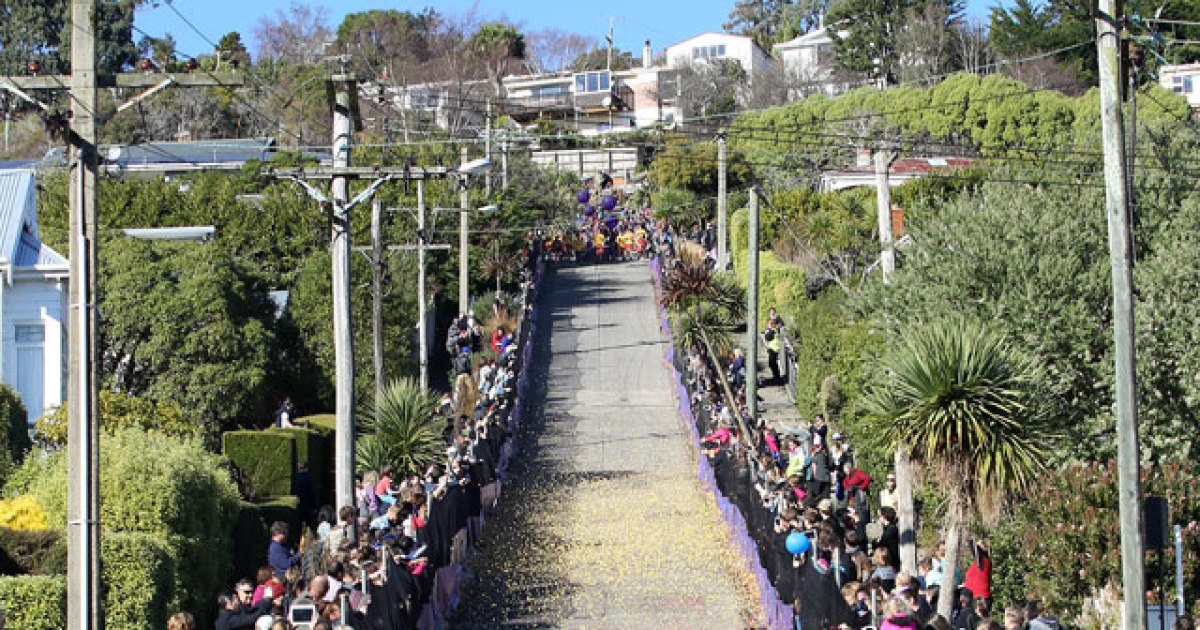 10 photos de la rue la plus escarpée au monde