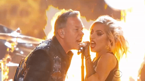 lady gaga metallica