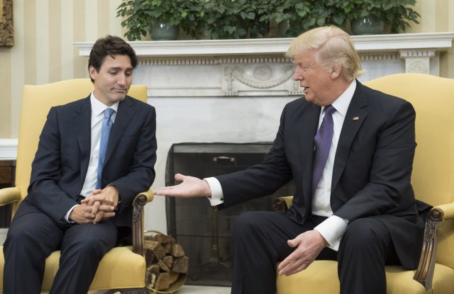 Donald Trump Justin Trudeau