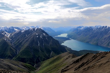 The route up King's Throne looking south. Kluane National Park, Yukon Territory.