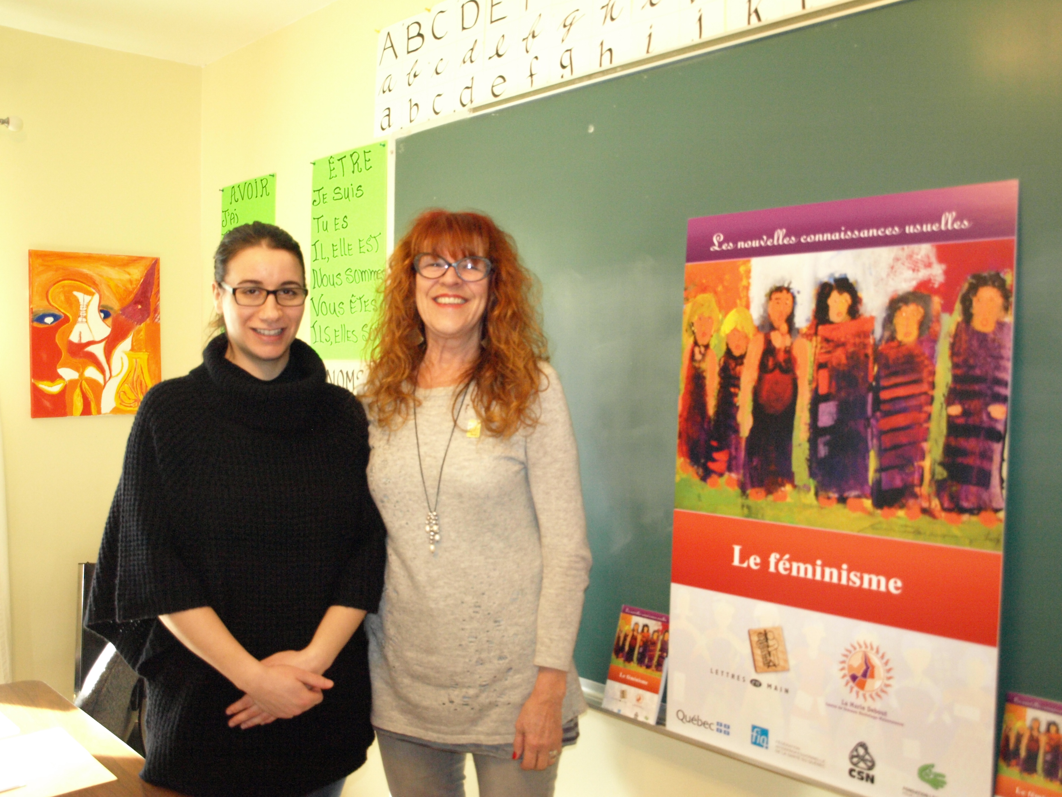 Hélène Ranger et Marie-Claire Sansregret travaillent pour ce petit organisme rosemontois qui distribue des livres destinés aux personnes éprouvant des difficultés de lecture.