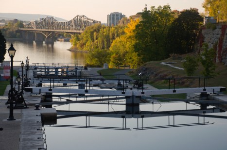 Ottawa Lockstation. / Les écluses d'Ottawa