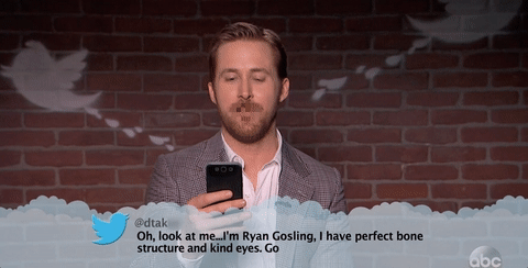 oscar mean tweet ryan gosling