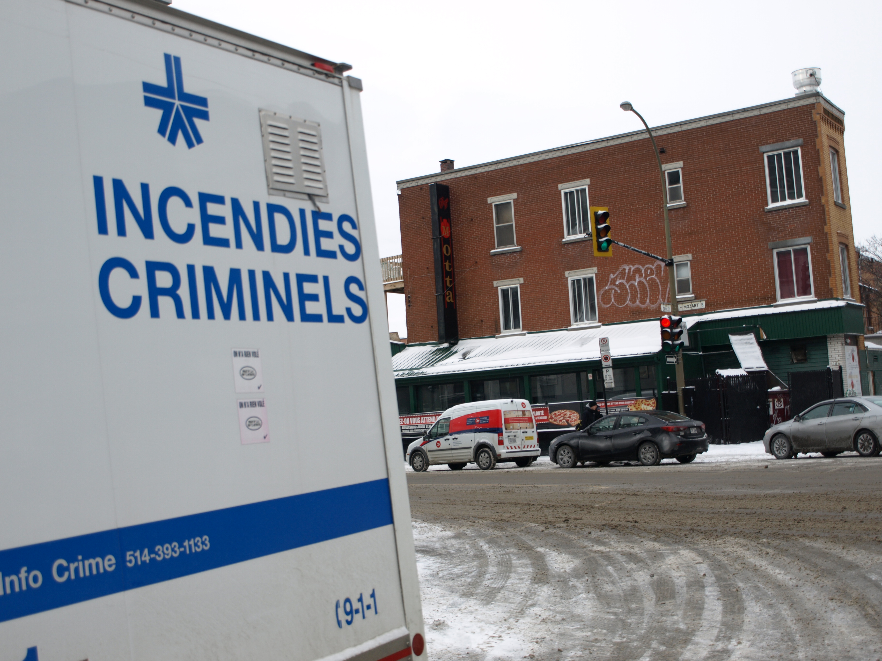 Motta a été la cible d'un incendie criminel dans la nuit de lundi à mardi.