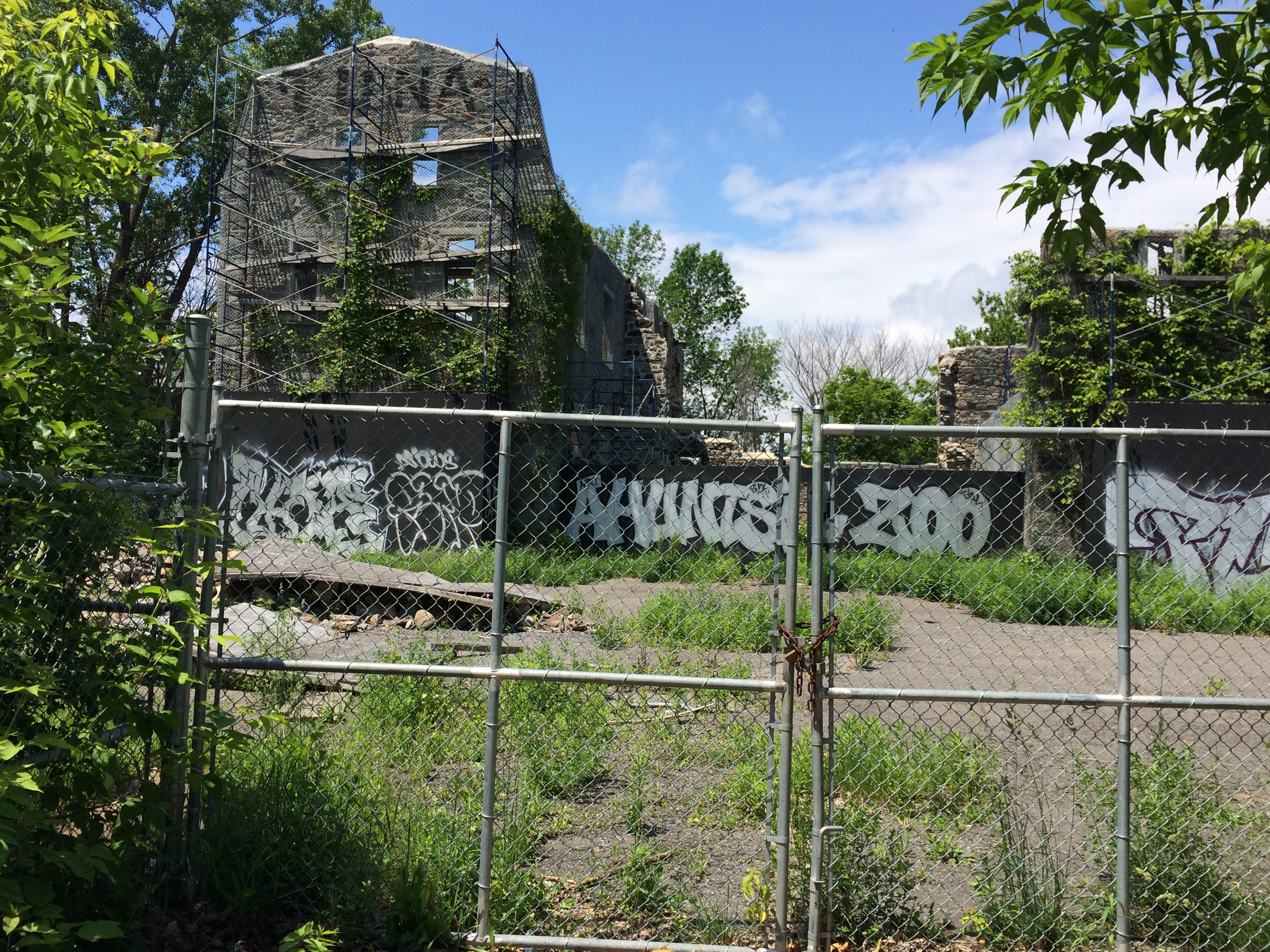 Les ruines de l'externat Sophie-Barat sont livrées aux incivilités et aux mavaises herbes depuis des années. Photo: Archives/TC Media.