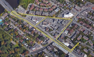 Les travaux vont générer des entraves du trafic routier à une des entrées principales au nord de l'île de Montréal. Photo: Google maps.