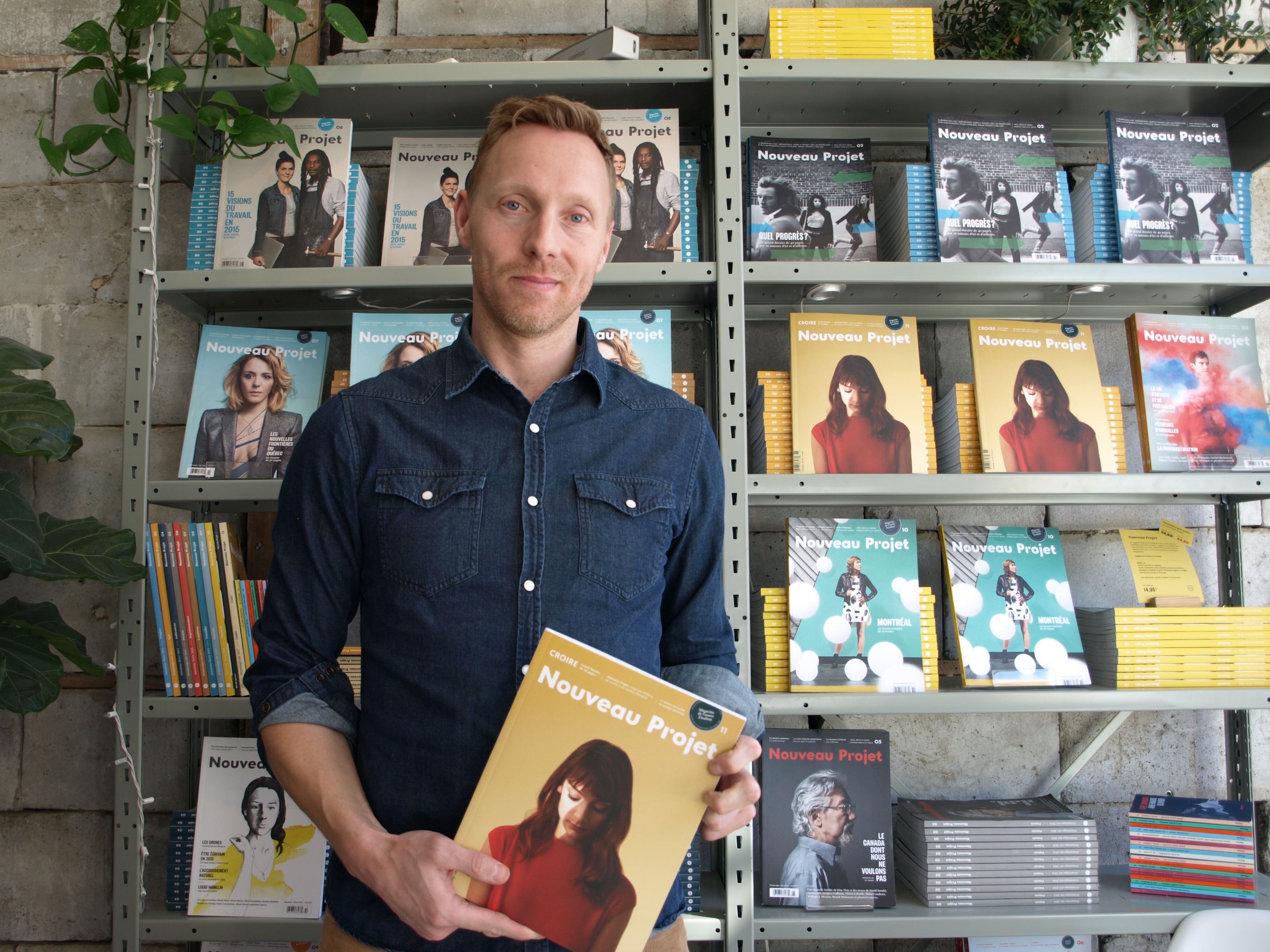 Nicolas Langelier, rédacteur en chef de Nouveau Projet et cofondateur de l'Atelier 10.