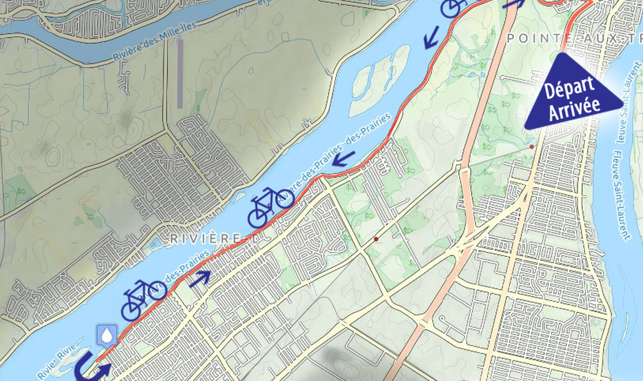 Le parcours cette année empruntera brièvement Sherbrooke pour se rendre à Gouin.