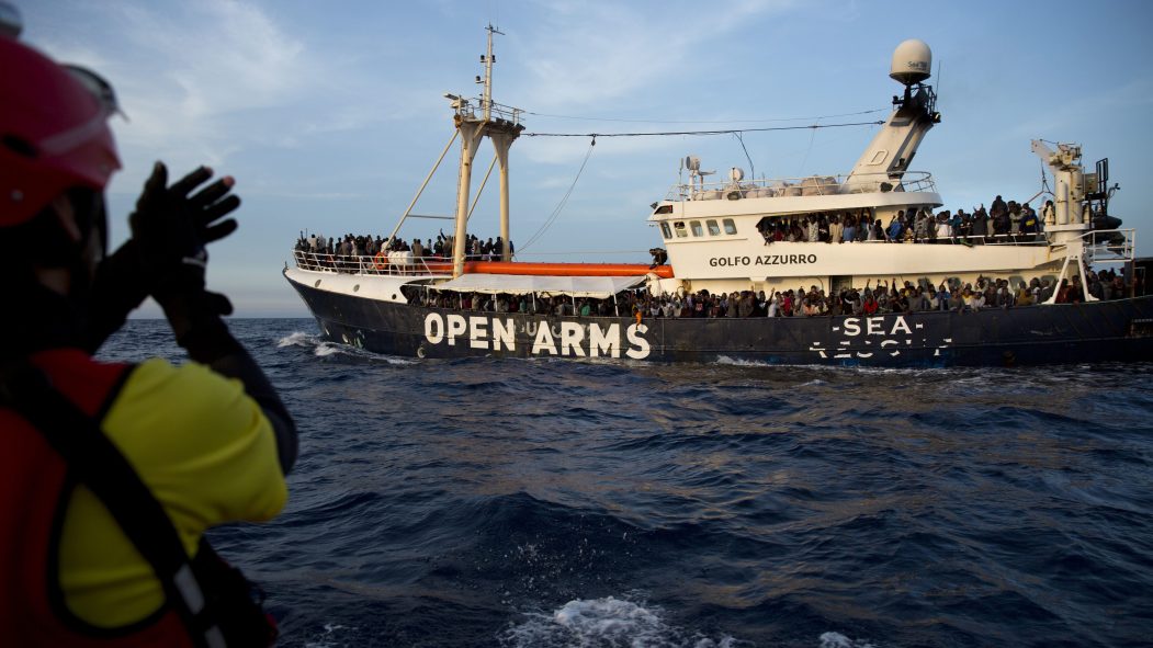 Le navire Open Arms a secouru plusieurs migrants