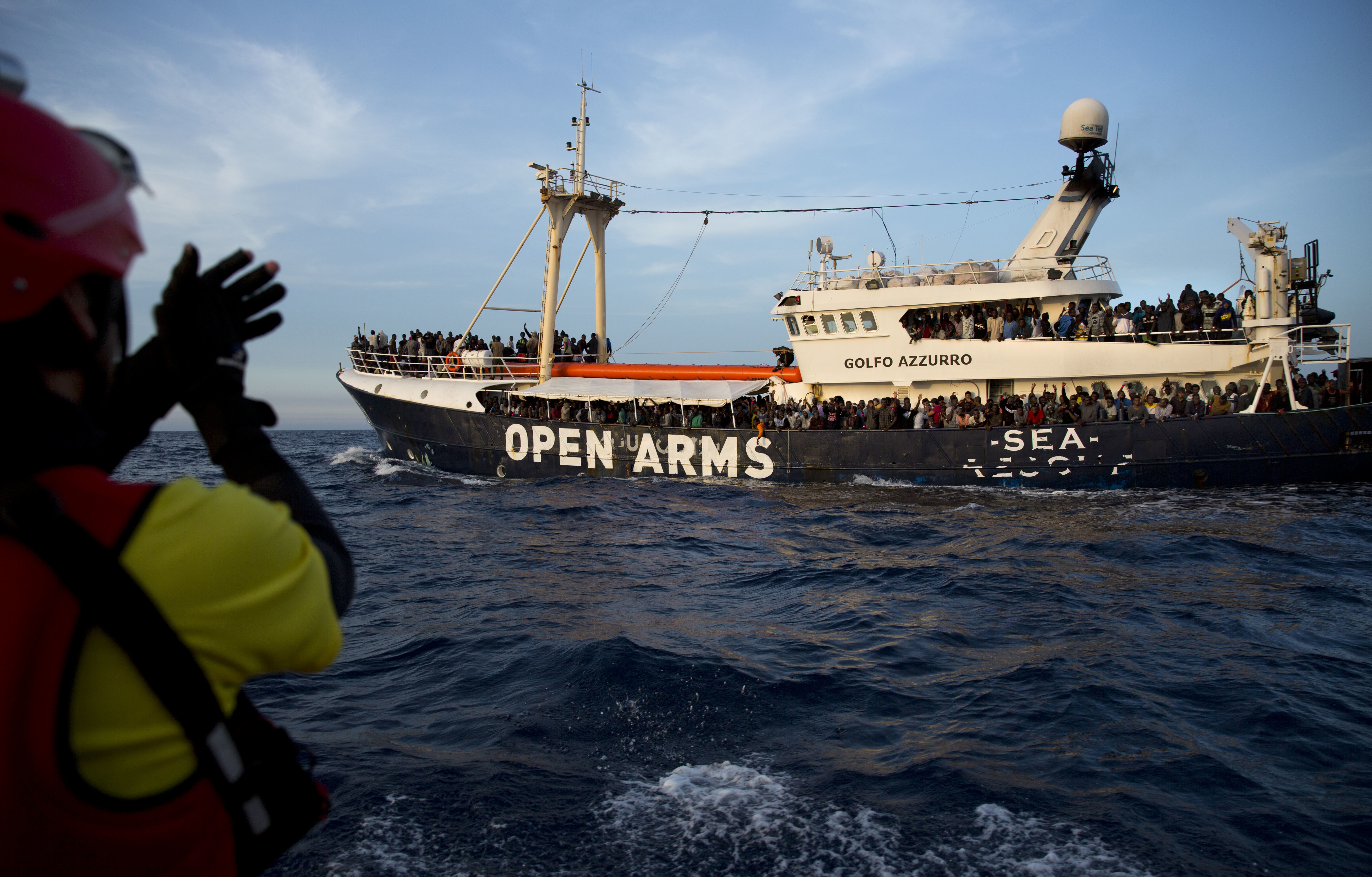 Le navire Open Arms a secouru plusieurs migrants
