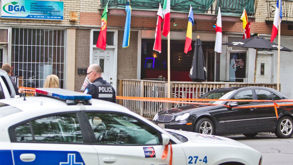 Un septuagénaire a été abattu en plein après-midi le 2 juin 2016 dans ce café de la rue Fleury dans Ahuntsic.