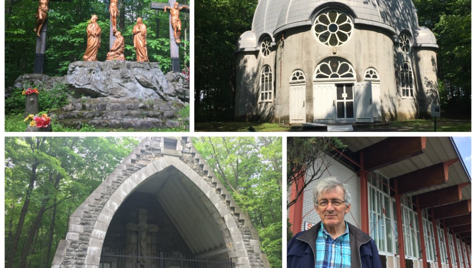 Images des constructions et œuvres du Sanctuaire du Sacré-Coeur et de saint Padre Pio, en mai-juin 2017.