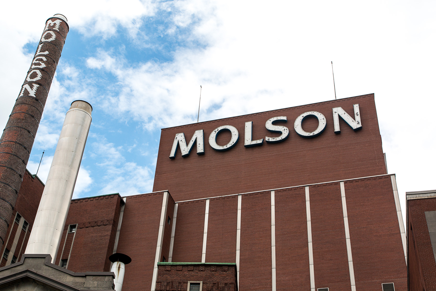 La brasserie Molson, dans les Faubourgs