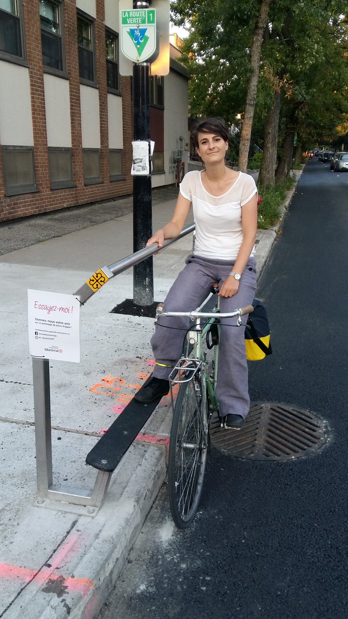 Magali Bebronne, porte-parole de Vélo Québec.