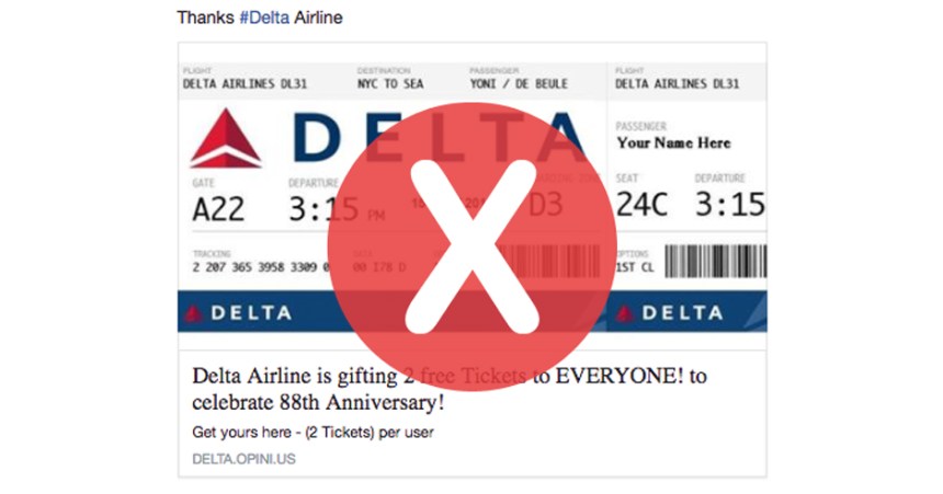 Non Delta Airlines Ne Vous Donnera Pas De Billets D Avion Gratuits