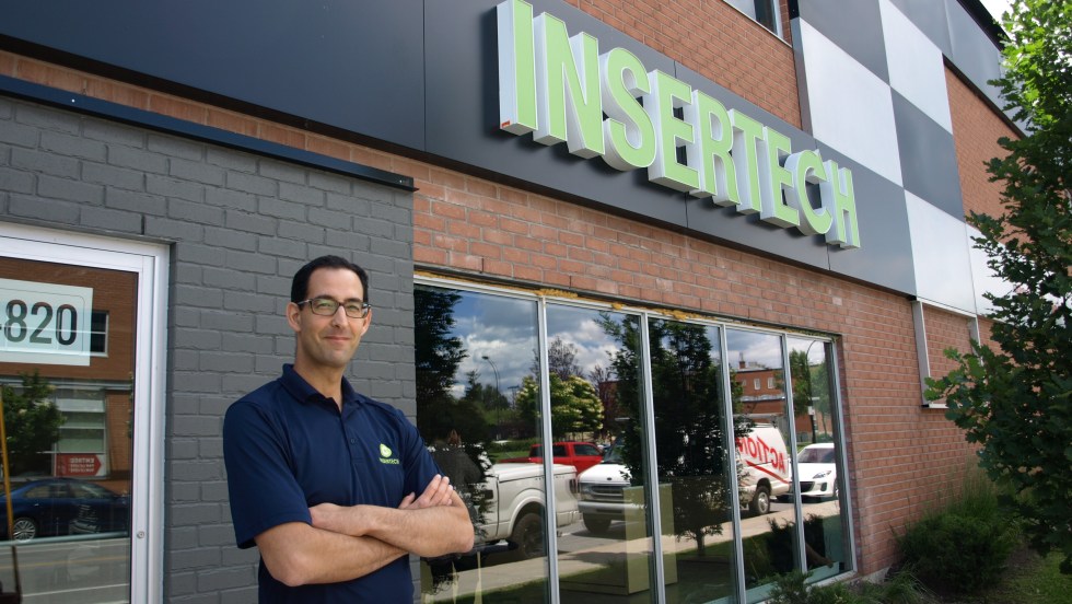 Saad Sebti devantles nouveaux locaux d'Insertech