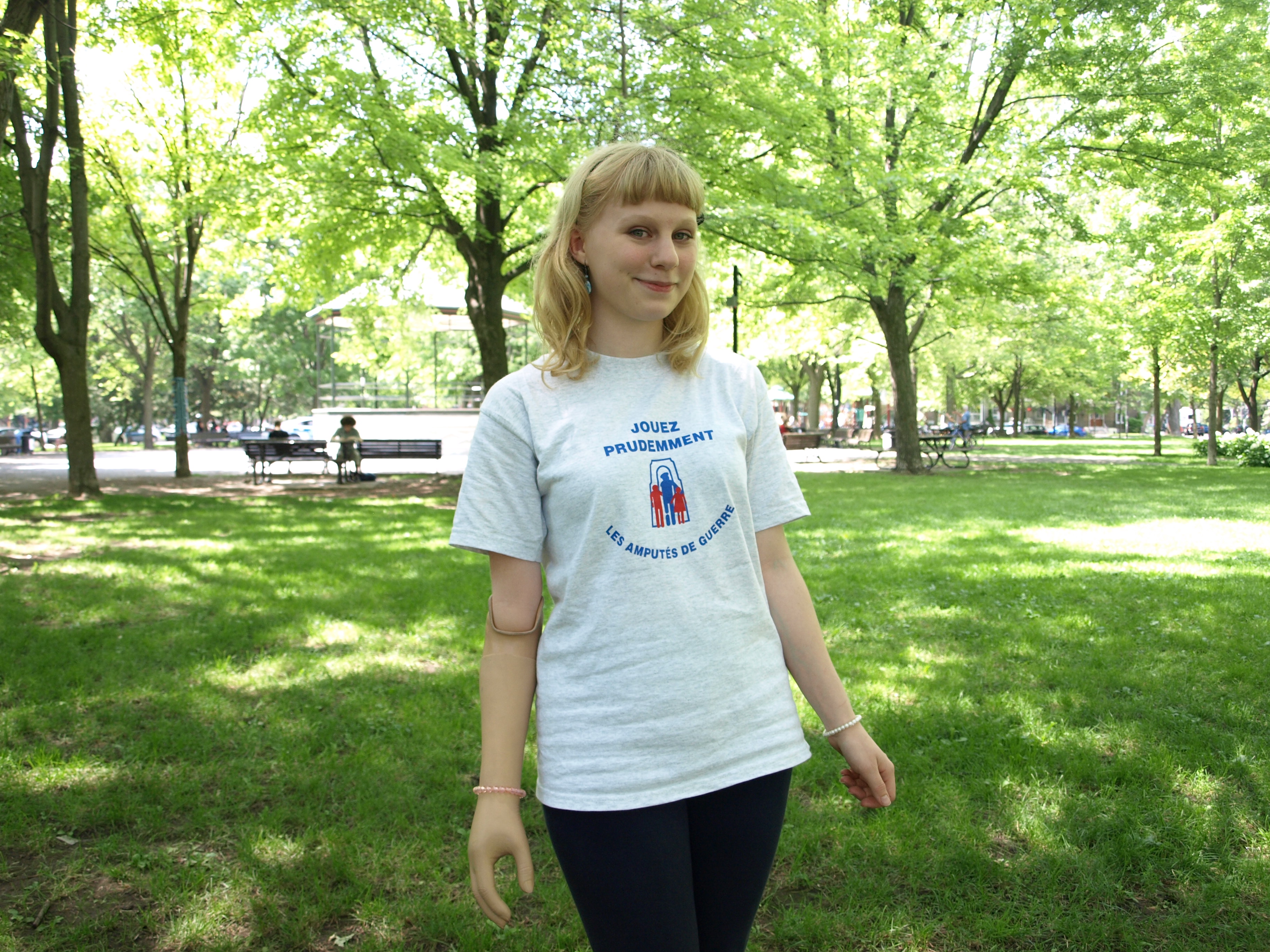 Chérilyne Labelle parcourra le territoire montréalais cet été pour informer les jeunes dans les camps de jour.