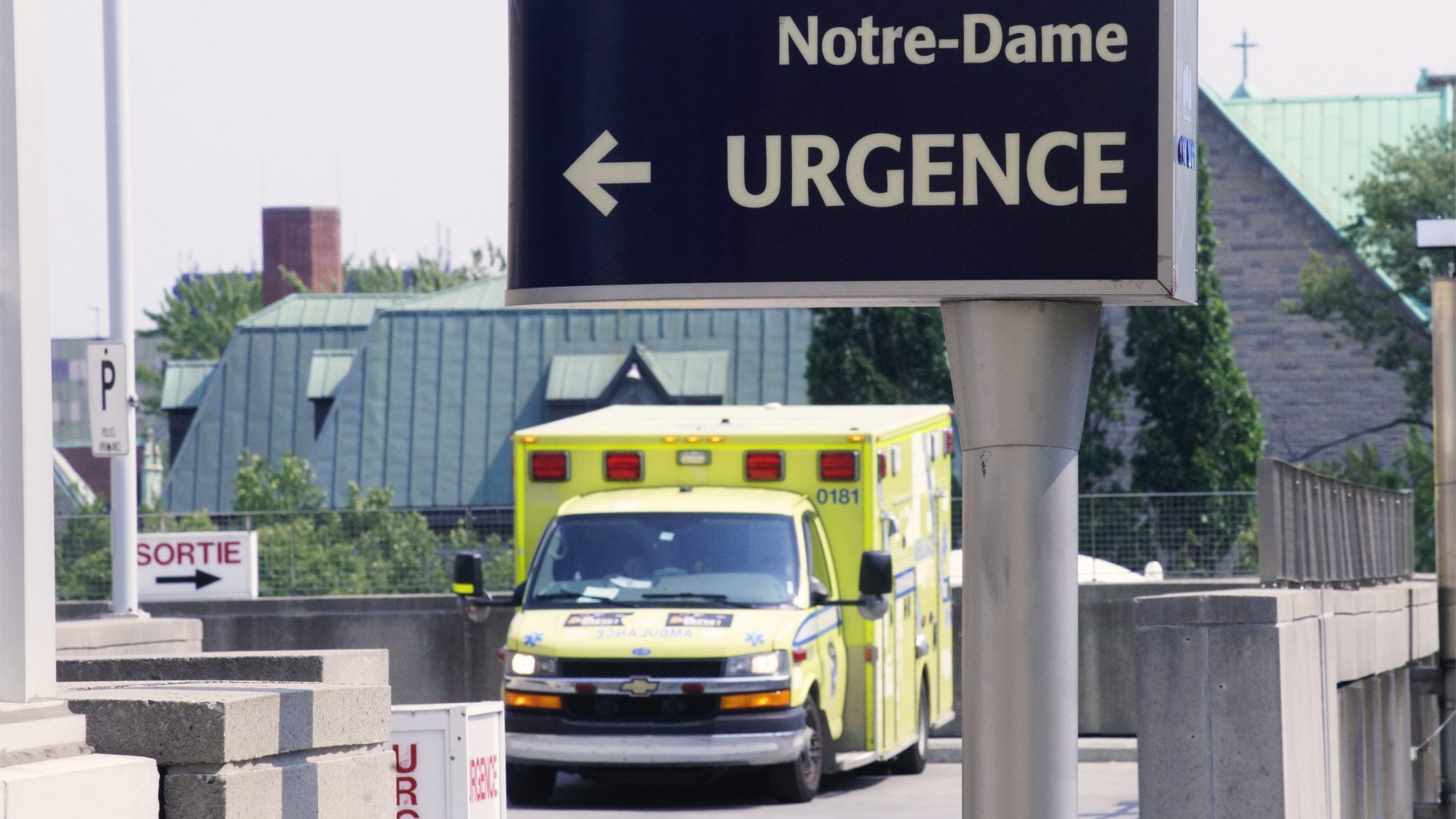 Les urgences de l'hôpital Notre-Dame, à Montréal