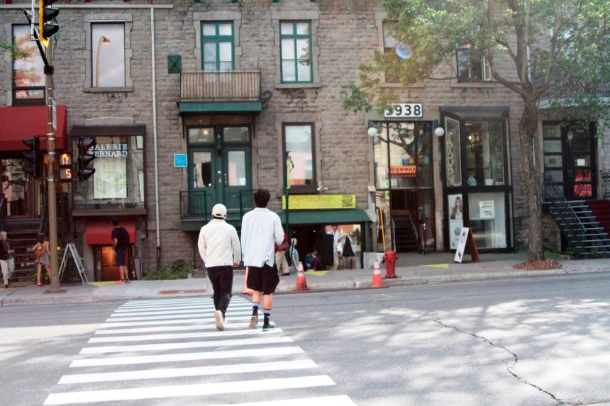 Une nouvelle traverse piétonnière sur la rue SaintDenis