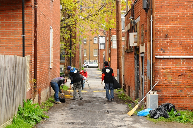 L'arrondissement de Rosemont – La Petite-Patrie est celui qui a le plus de ruelles vertes sur le territoire montréalais.