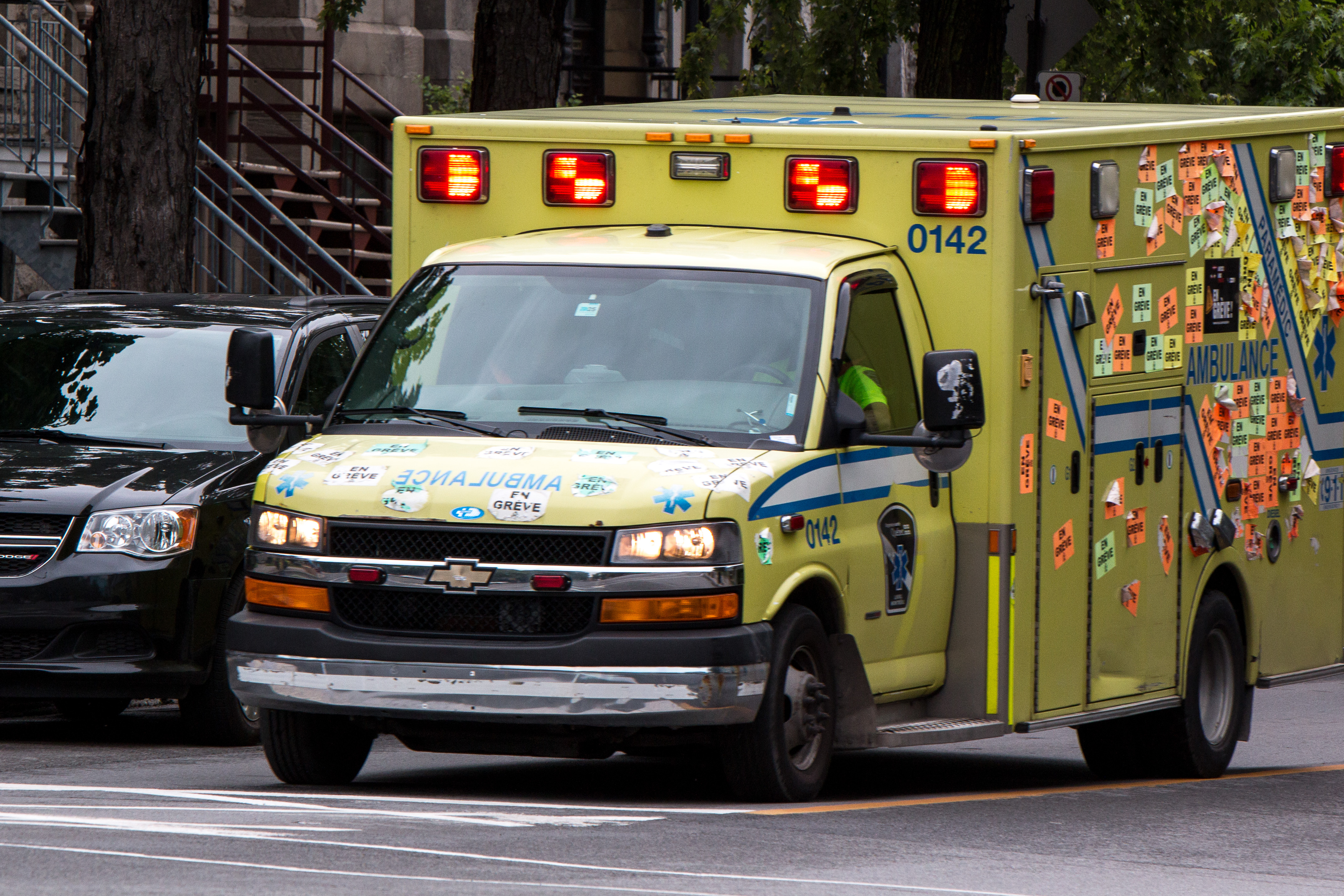 Une ambulance