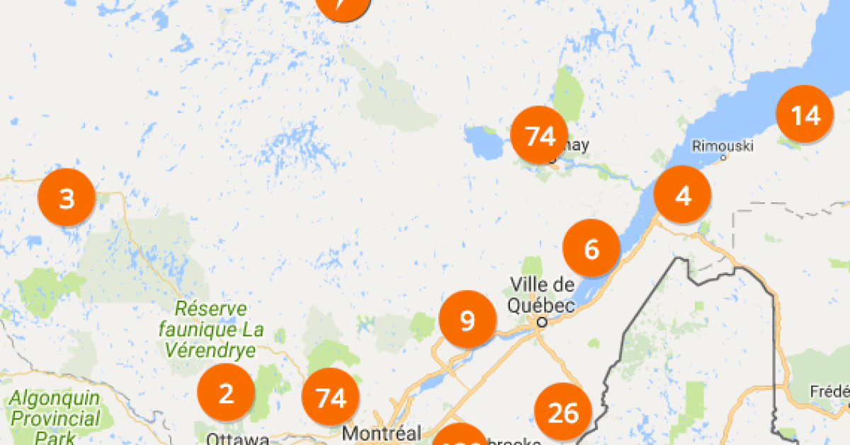 Les Pannes Persistent Dans Plusieurs Regions Au Quebec