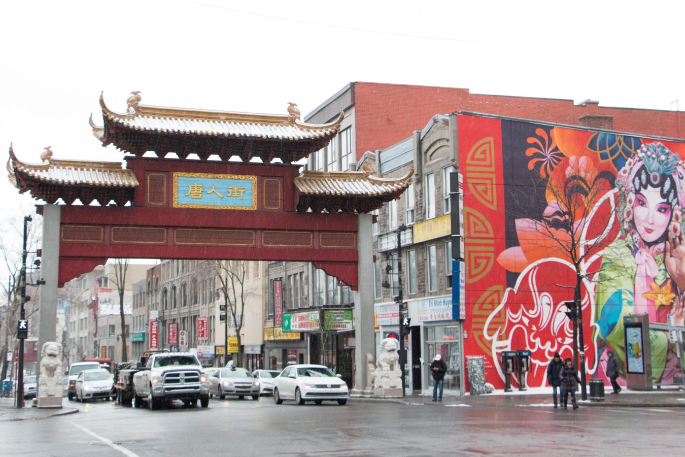 Entrée du Quartier chinois de Montréal