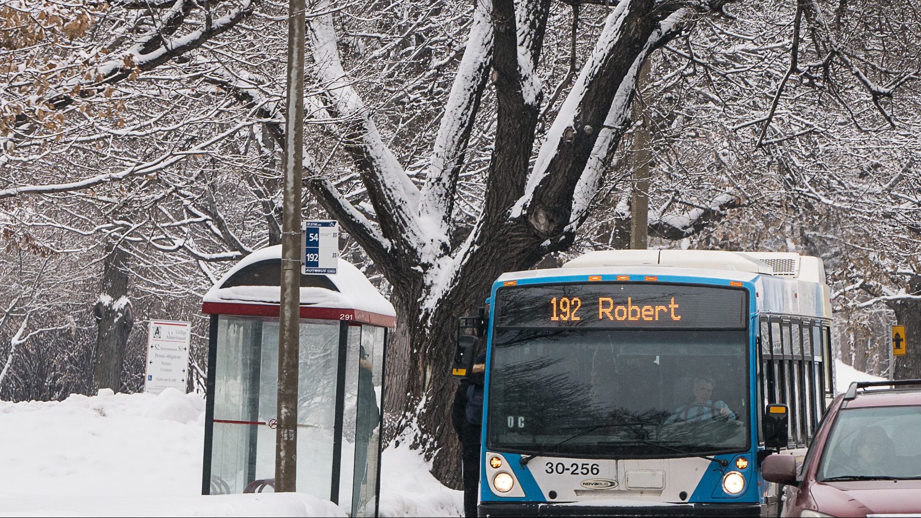 Un autobus de la STM