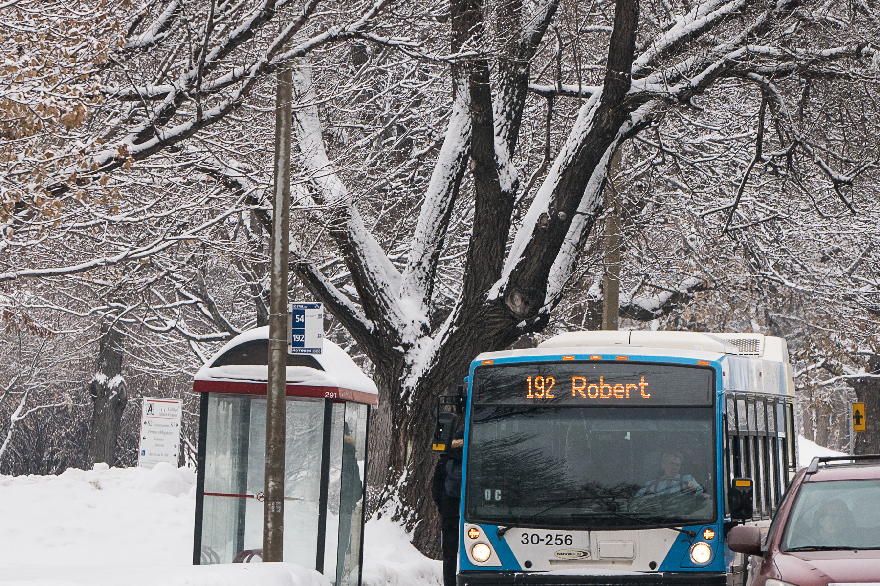 Un autobus de la STM