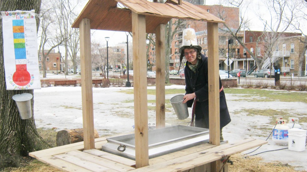 Le Capitaine Sirop est à l'origine d'érablières urbaines depuis 14 ans.