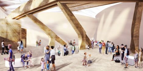 Images conceptuelles du nouveau Biodôme.