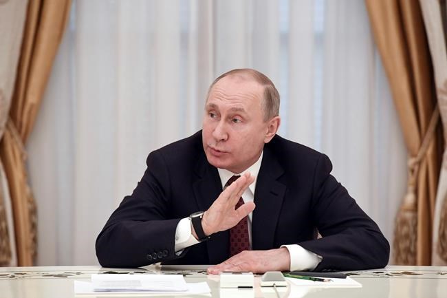 Le président de la Russie, Vladimir Poutine