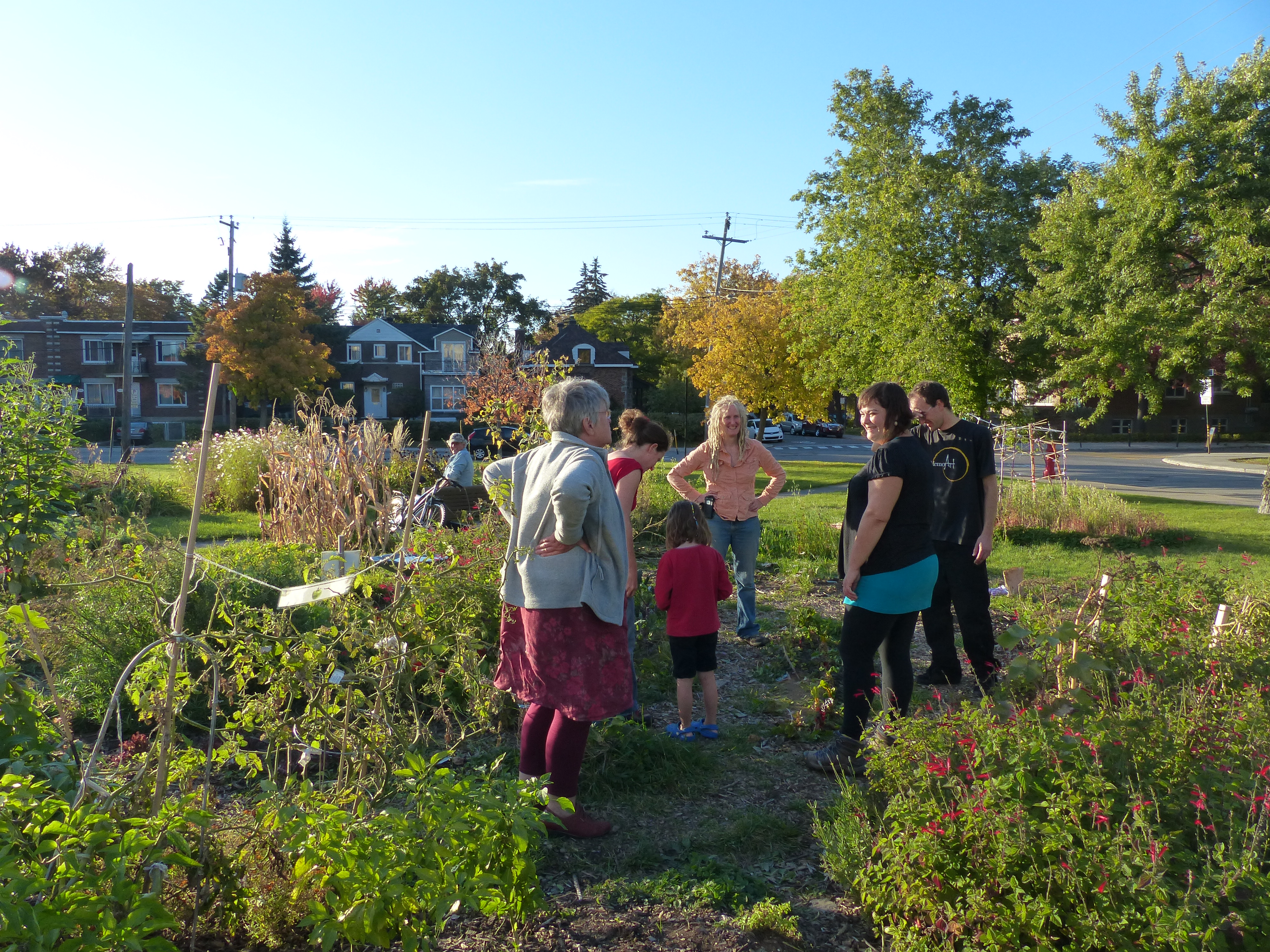 Le Jardin pour tous offrait un lieu de rencontre pour les citoyens.