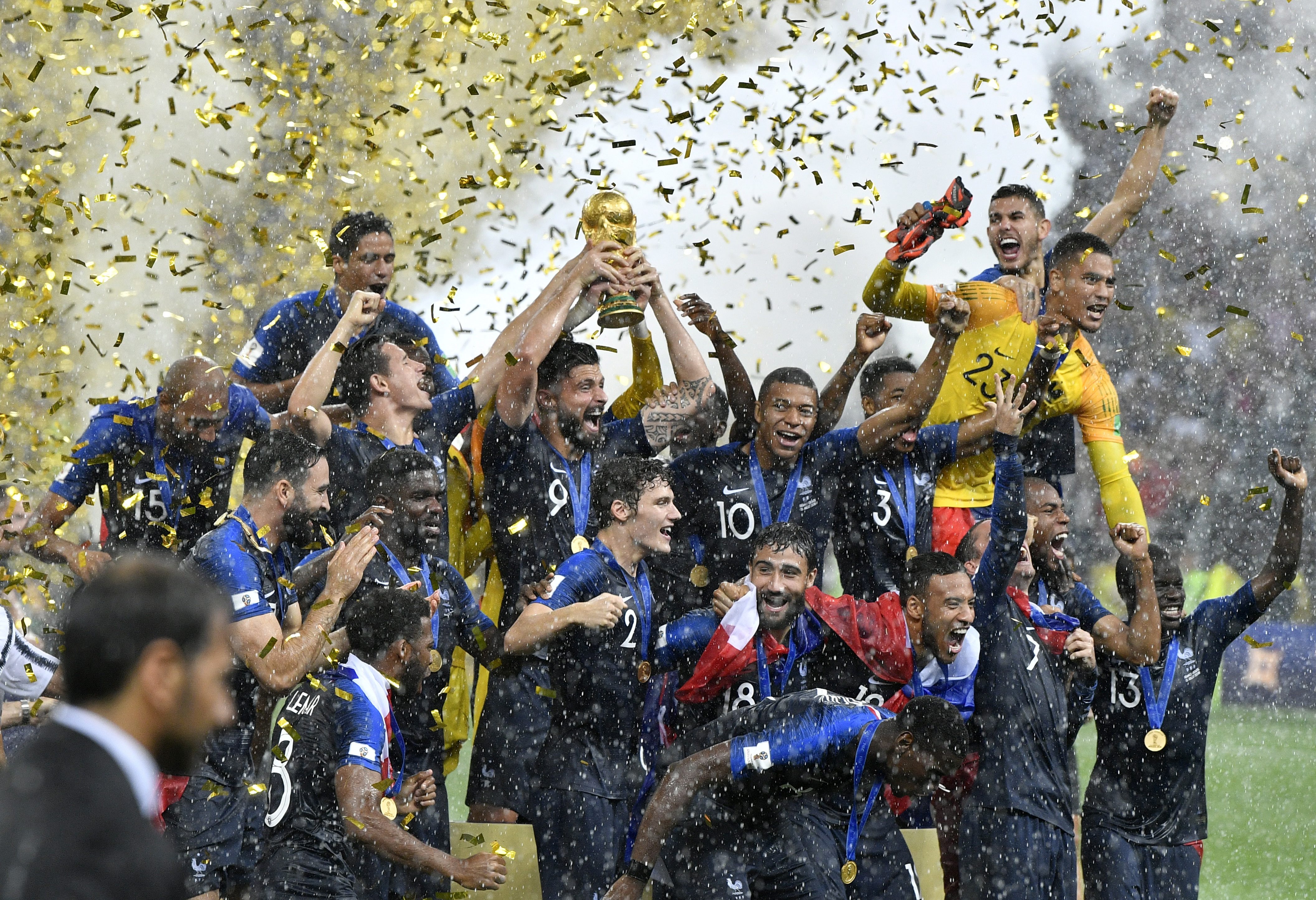 Франция чемпион какого года. ФИФА 2018 сборная Франции.