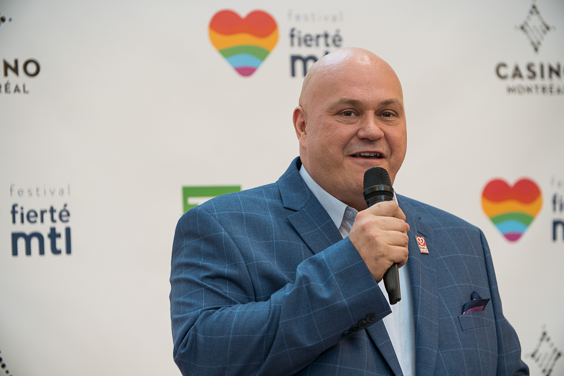 Le président fondateur de Fierté Montréal, Éric Pineault