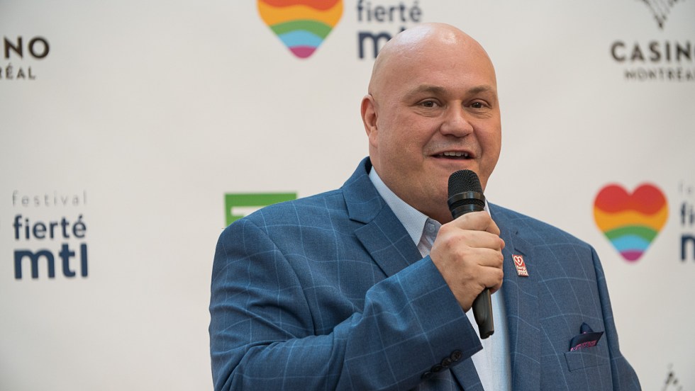 Le président fondateur de Fierté Montréal, Éric Pineault