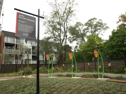 Le Jardin Marcelle-Gauvreau vise à créer un espace préservant la biodiversité.