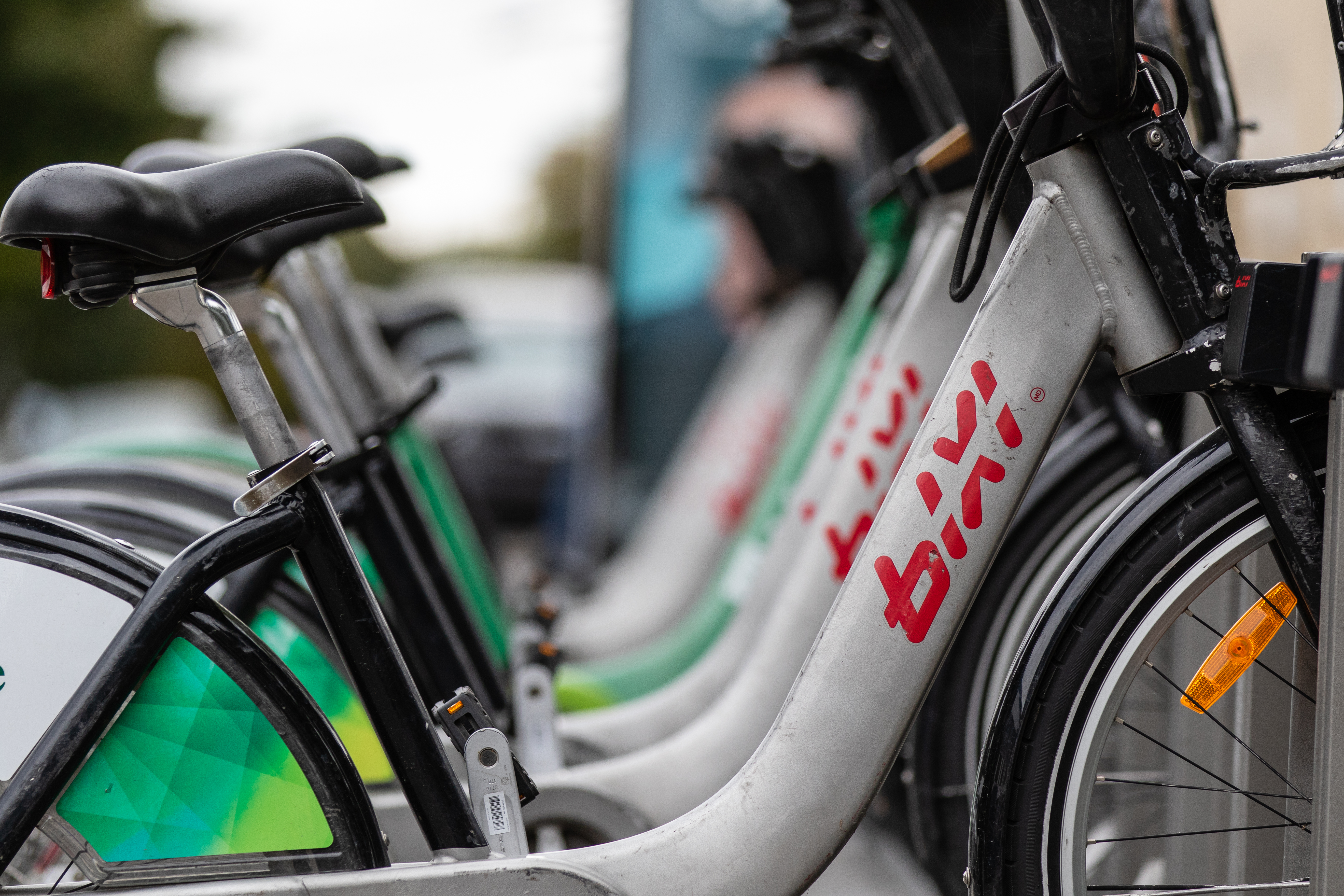 Des vélos en libre service (VLS) de BIXI
