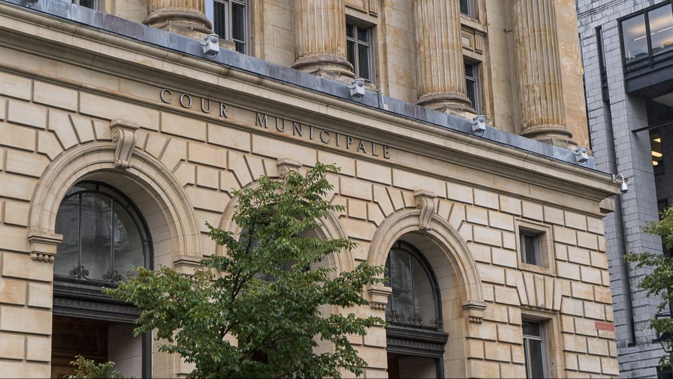 Le «chef-lieu» de la Cour municipale de Montréal