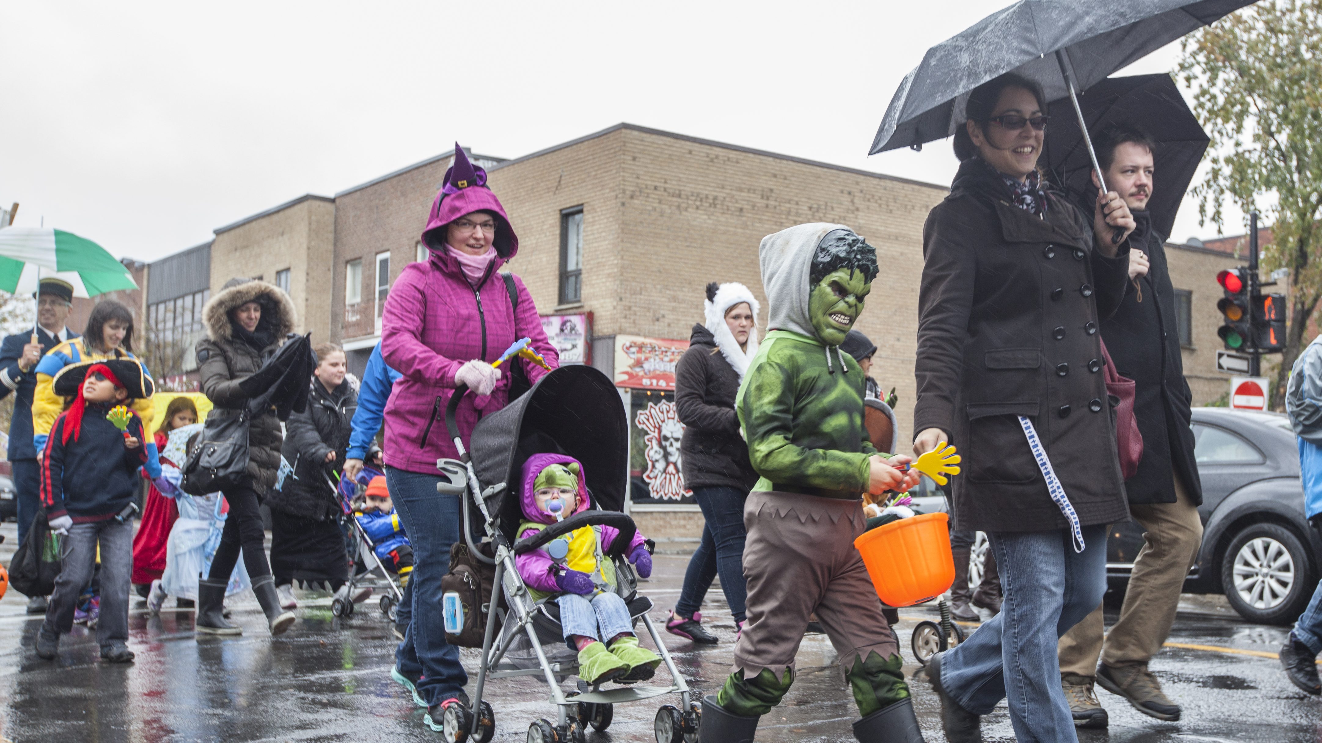 Halloween sur la Promenade Masson.