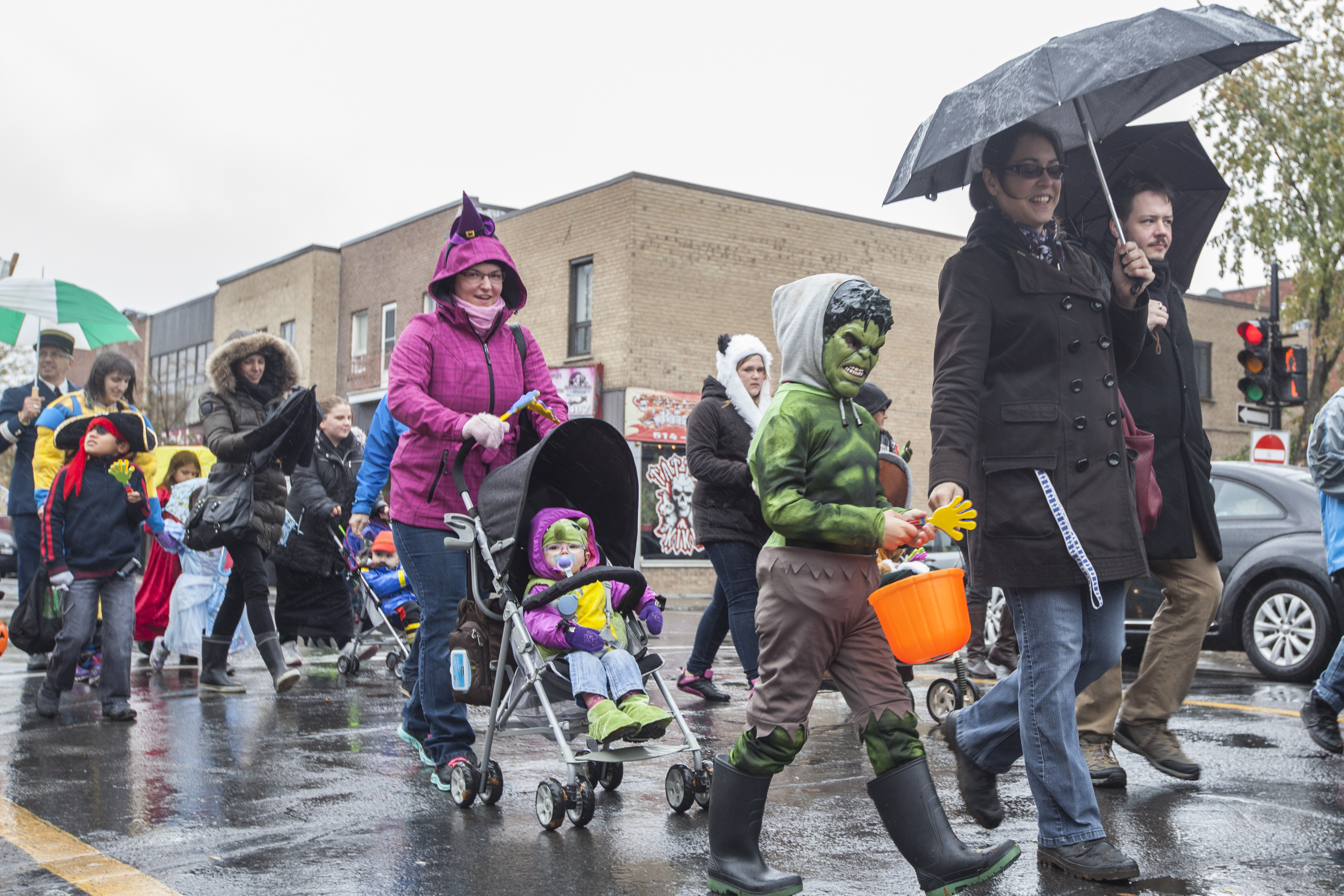 Halloween sur la Promenade Masson.