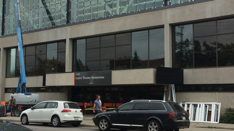 Les travaux au Centre Étienne-Desmarteau ne seront pas complétés à la date prévue.