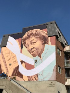 Mural Daisy Peterson dans le Sud-Ouest