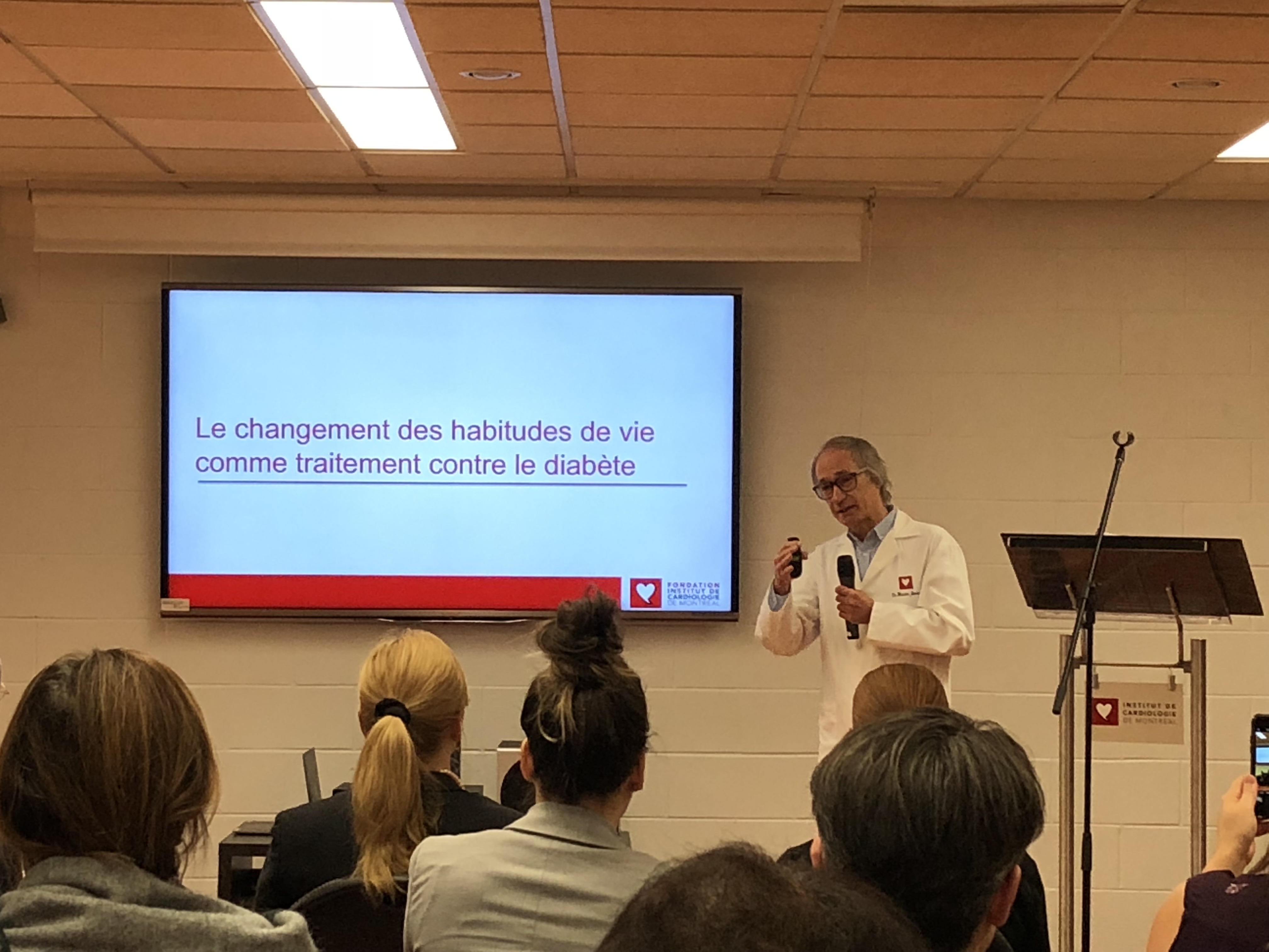 Le Dr Juneau est convaincu de l'efficacité des saines habitudes pour combattre le diabète.